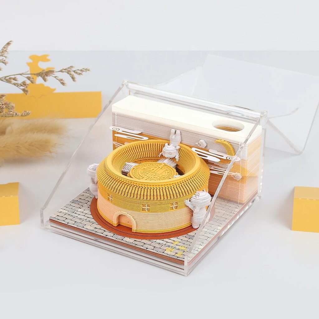 Rabbit House Omoshiroi Block 3D Memo Pads - Image 3