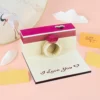 Omoshiroi Block Note Pad 3D Ring Model 3D Memo Pad 3D Carving Notepad Sticky Notes Ornaments 2 - Omoshiroi Block UK Store