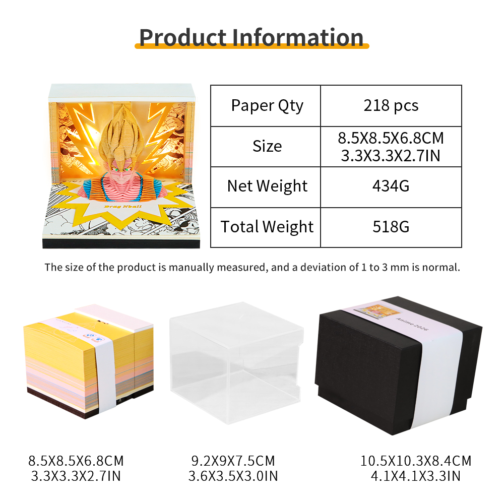 2026 Anime 3D Sticky Notes - Image 13