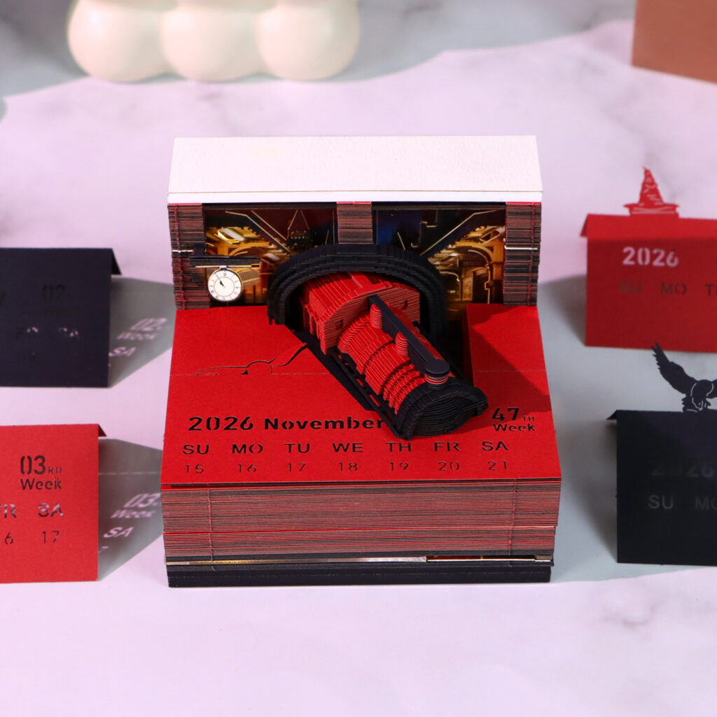2026 Time Piece Omoshiroi Light-Up Calendar