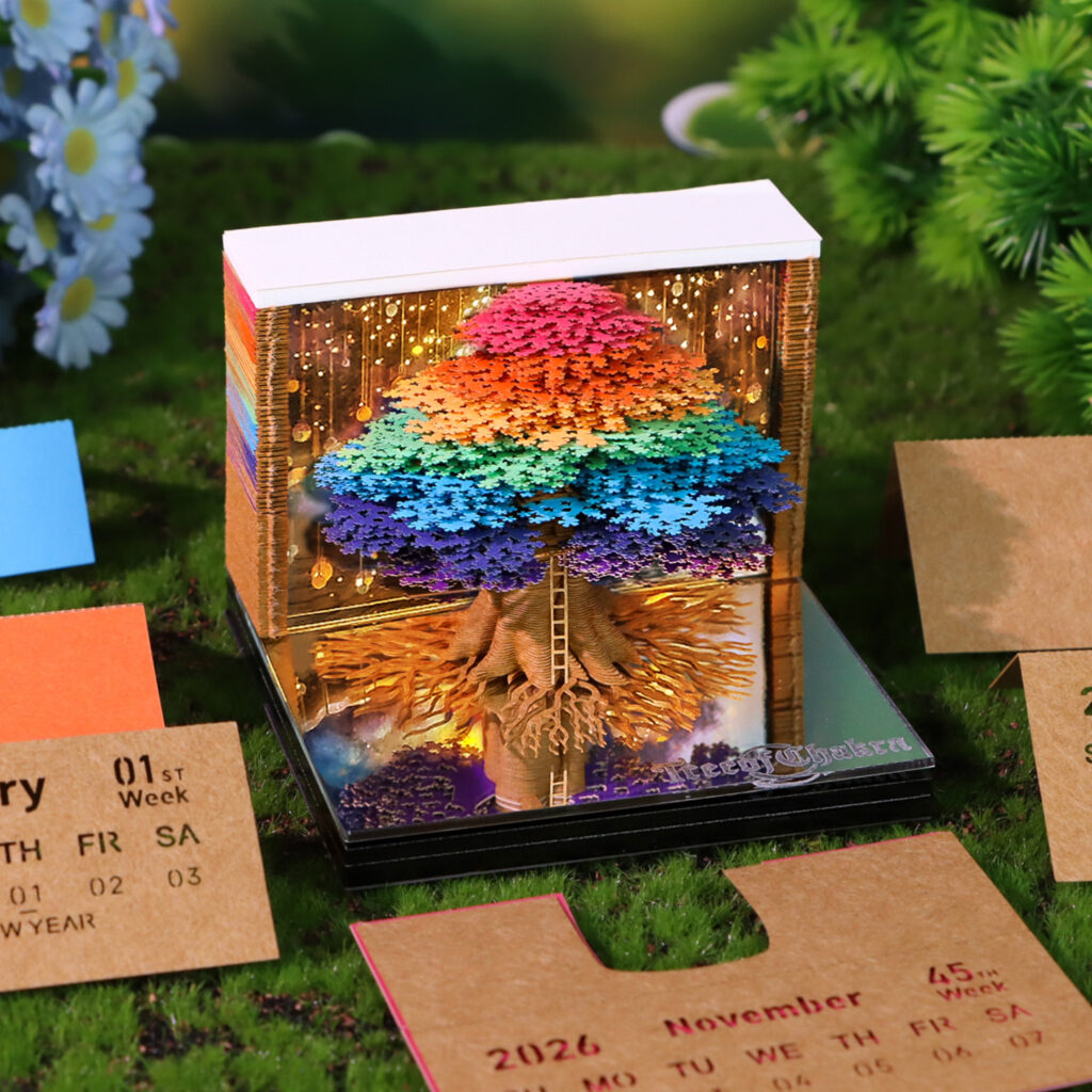 2026 Omoshiroi 3D LED Table Calendar - Image 8