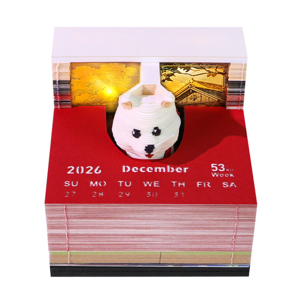 2026 Time Essence 3D Omoshiroi LED Calendar - Image 6