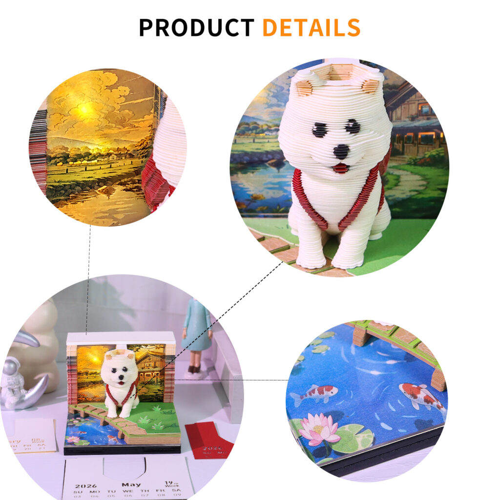 2026 Time Essence 3D Omoshiroi LED Calendar - Image 19