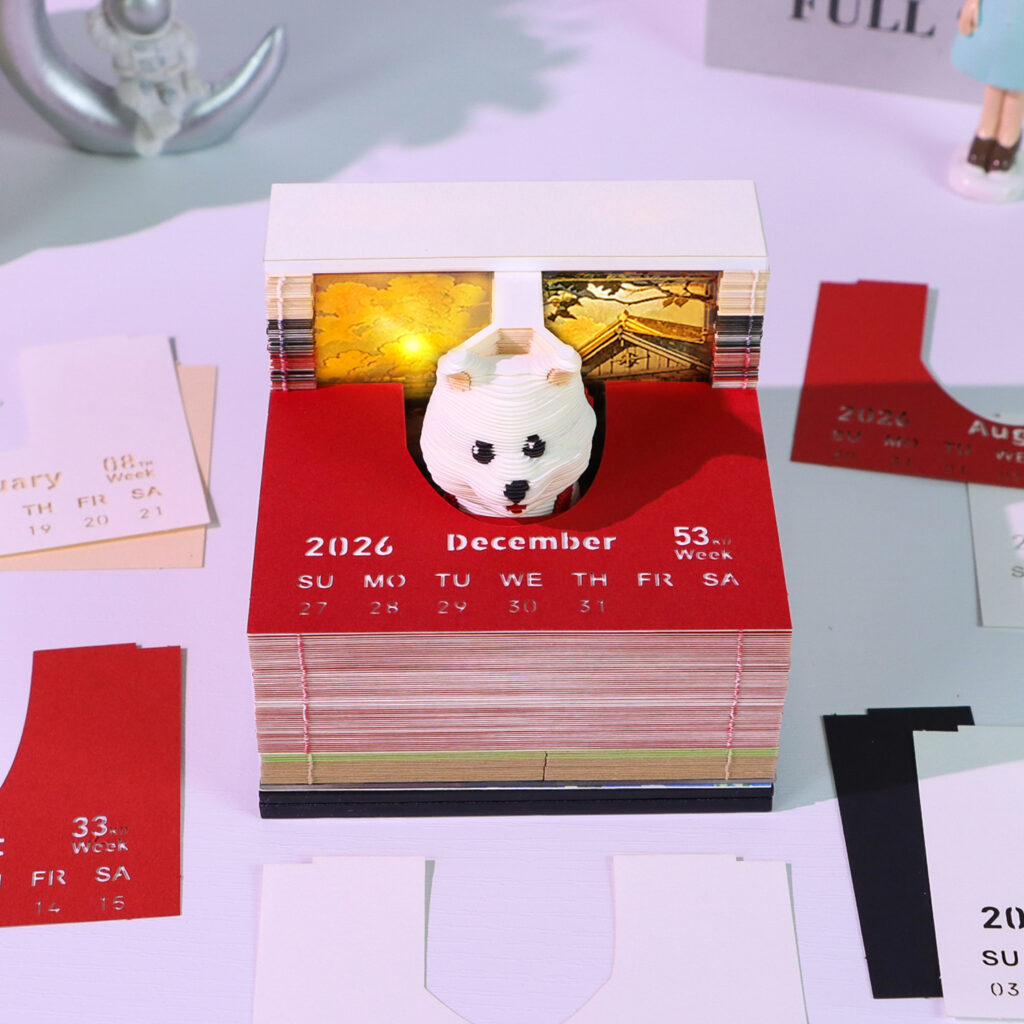 2026 Time Essence 3D Omoshiroi LED Calendar - Image 7