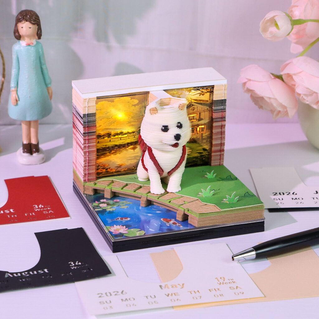 2026 Time Essence 3D Omoshiroi LED Calendar - Image 9
