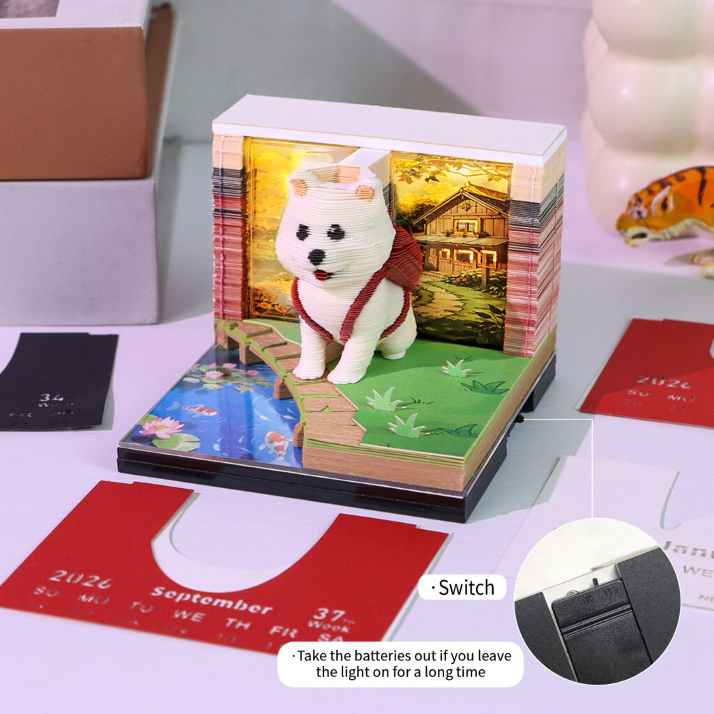 2026 Time Essence 3D Omoshiroi LED Calendar - Image 11