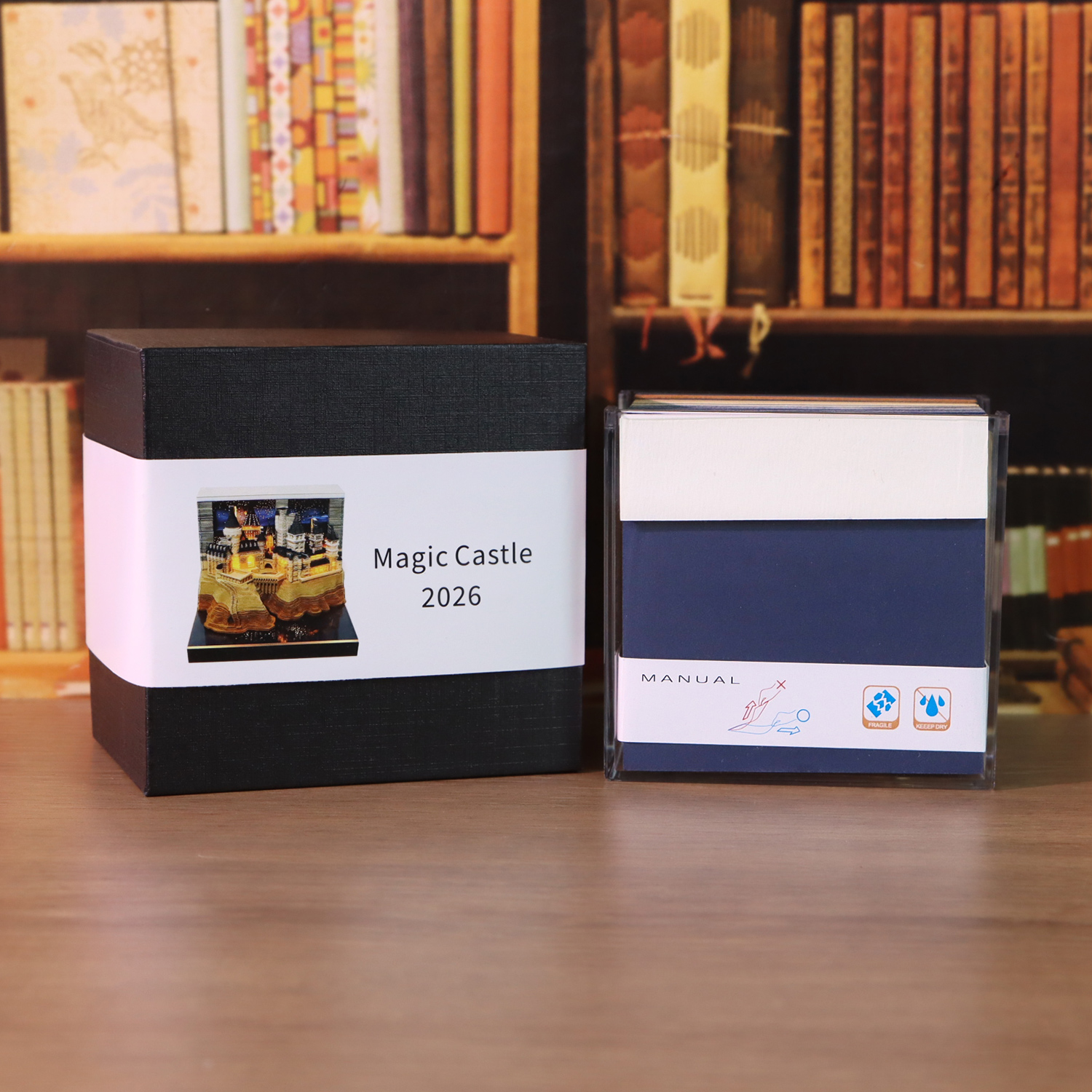 2026 Magic Castle Weekly Calendar With Lights 3D Paper Craft Notepad - Image 9