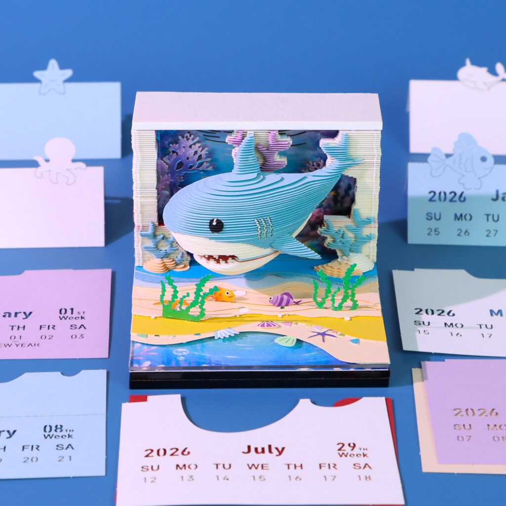 2026 Time Piece 3D Omoshiroi LED Calendar - Image 6