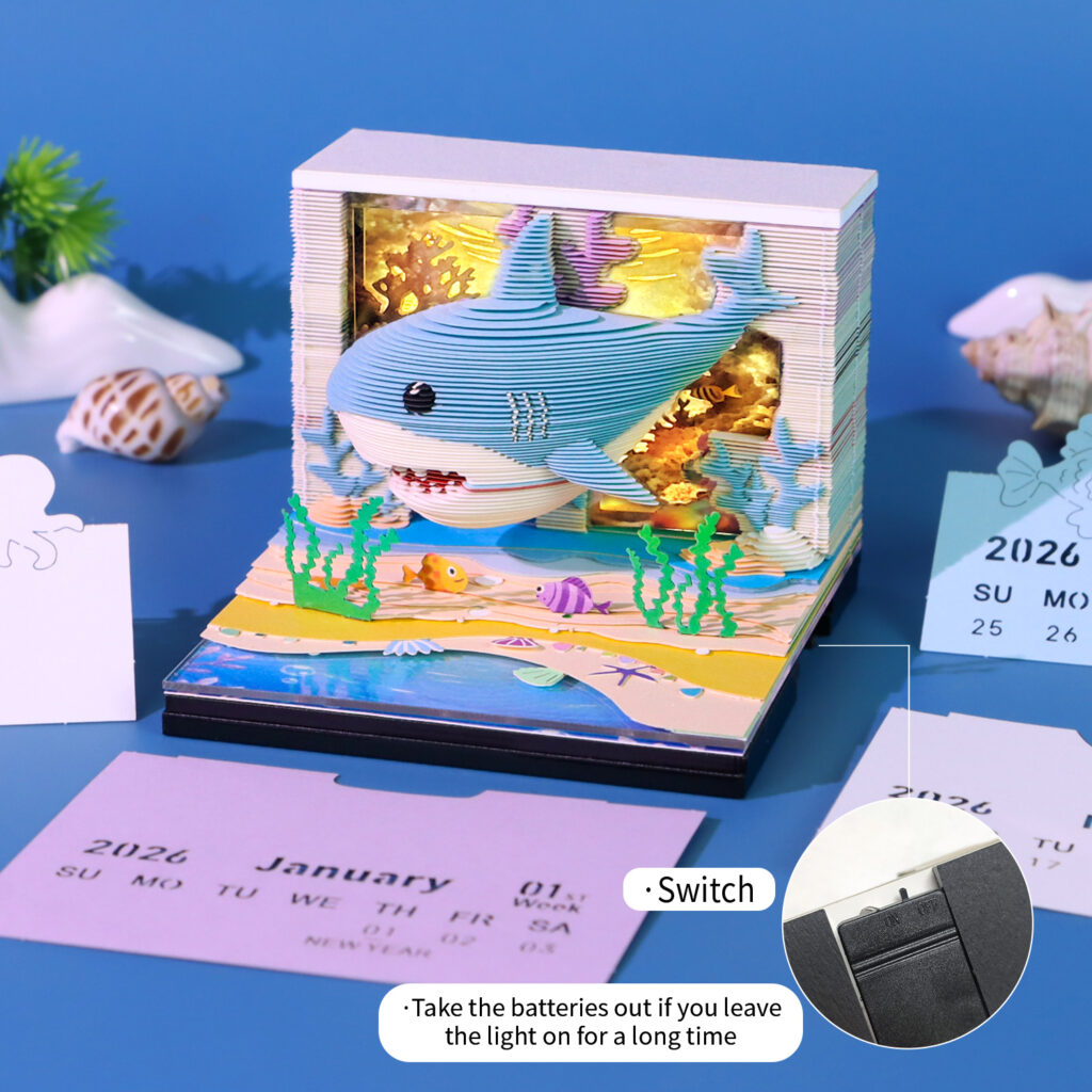 2026 Time Piece 3D Omoshiroi LED Calendar - Image 15