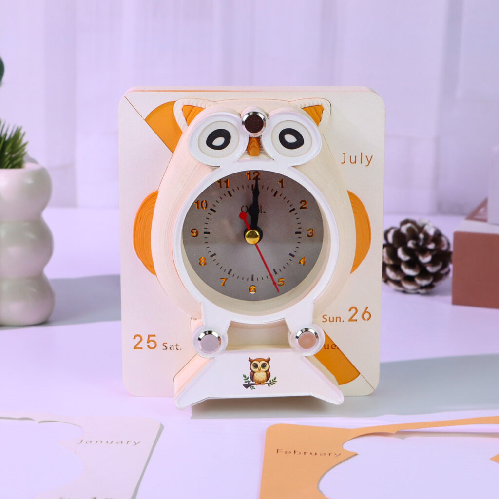 2026 Timepiece Atelier 3D Omoshiroi LED Calendar