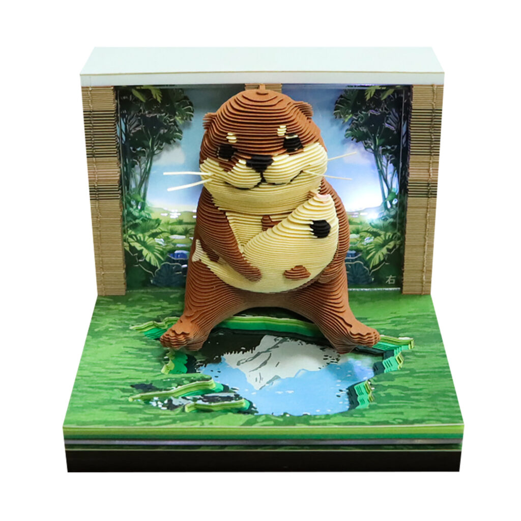 2026 Omoshiroi 3D Paper Carving Desk Calendar - Image 2