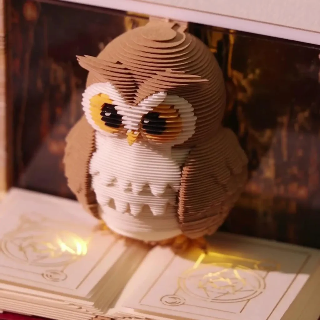 2026 Owl Timepiece 3D Omoshiroi Calendar - Image 5